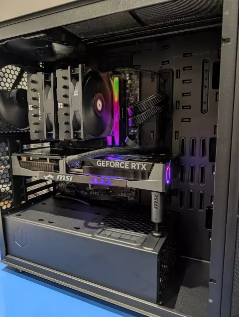 Audyt i montaż PC klienta: Ryzen 7 7800X3D i RTX 5070 Ti